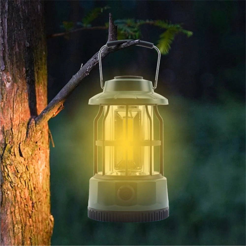 Hang Outdoor Decorative LED Light for Camp Tent Dimming Adjustable Battery Camping Lamp Waterproof COB LED Camping Light