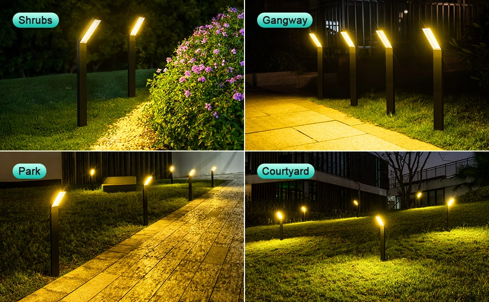 IP65 Weatherproof Garden Floor Lamp Solar Pathway Light