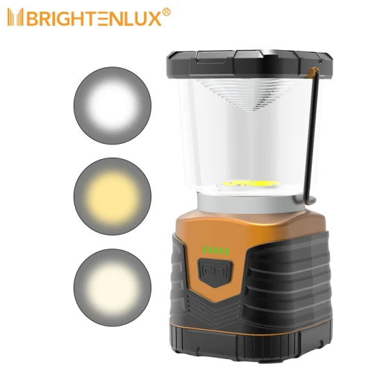 Brightenlux Neues Design, 360 Helligkeit, hohe Helligkeit, tragbare Outdoor-LED-Campingleuchte für Zelt, wasserdichte 3-D-Akku-LED-Campinglaterne